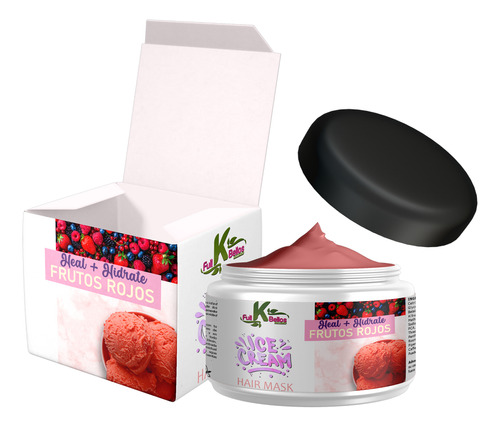 Ice Cream Hair Mask Furtos Rojos 250ml - mL a $240