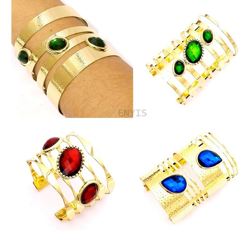 Pulsera Brazalete Elegante Para Dama Con Piedras