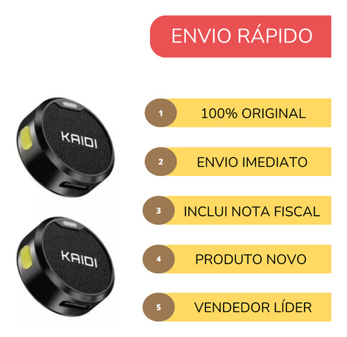 Microfone Lapela Alta Capacidade De Captação De Som Kaidi