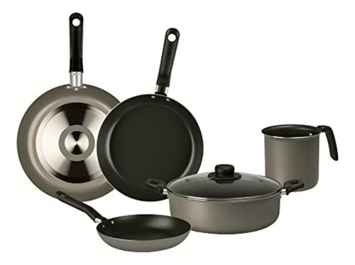 Select By Ekco Batería De Cocina De 10 Piezas, Color Gris