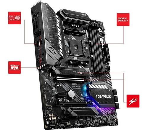 Board Amd Msi Mag B550 Tomahawk - Atx - Ryzen Am4