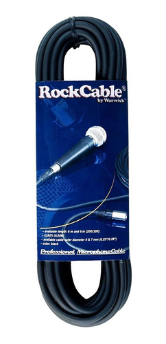 Cable P/ Micrófono Canon Canon Warwick Rockcable 9mts Xlr