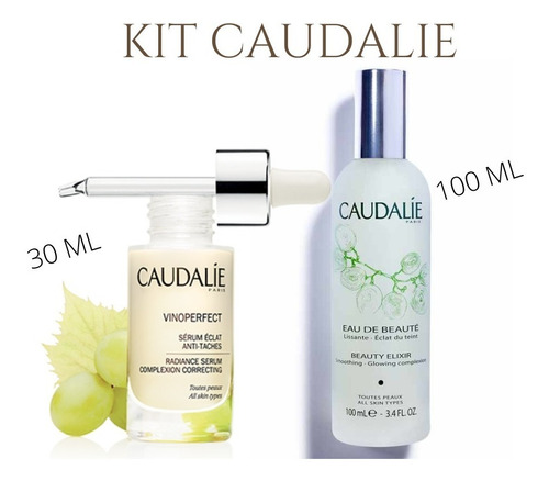 Kit Caudalie Vinoperfect Sérum 30 Ml + Agua De Beleza 100 Ml