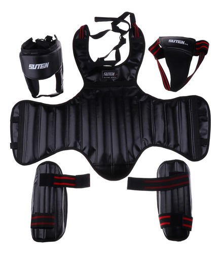 Protector Corporal Completo Sanda Para Kickboxing, Casco, Pr