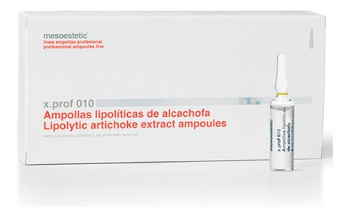 10 Ampollas Lipoliticas De Alcachofa - Mesoestetic