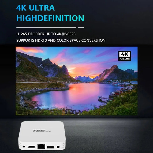 Imagen 2 de 2 de Tv Box 4k Android 10 2gb/16gb 2020 Netflix Prime Video