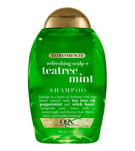 Ogx Shampoo Extra Fuerte De Tea Tree Y Menta X 385ml