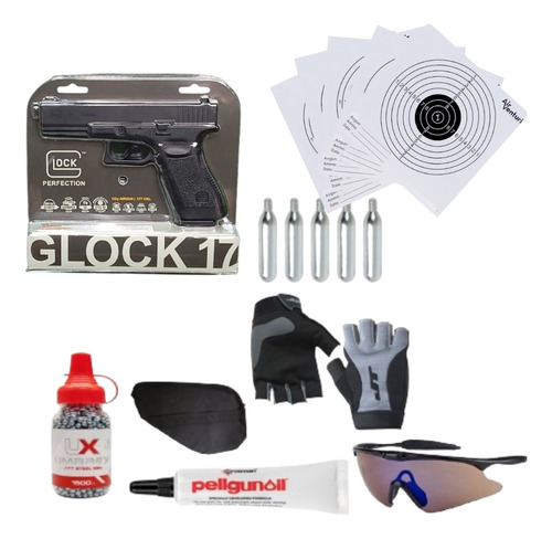 Pistola Glock 19 Gen 3 Umarex Co2 .177 4.5mm Kit 8pz Xchws C