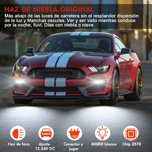 Kit De Focos Led H4 9003 H11 Para Ford Figo 2017 2018 2019