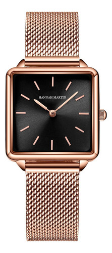 Relojes Cuadrados De Cuarzo Impermeables De Hannah Martin