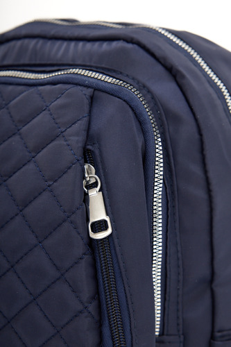 Mochila Colores Mujer Urbana Moda Viaje Nueva Importada Azul Marino Geométrico