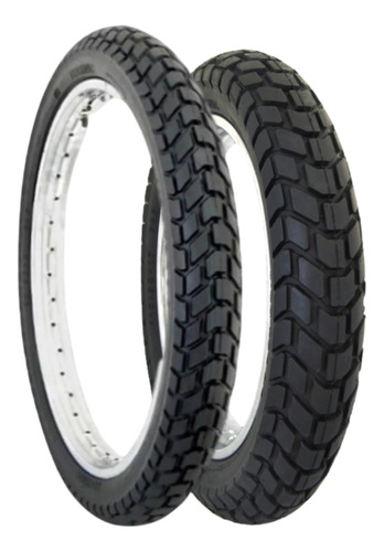Par De Pneus Tdm 225 90/90-19 E 120/80-18 T&c Technic