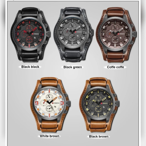 Relógio Curren 8225 Masculino Promoção (c/nf).