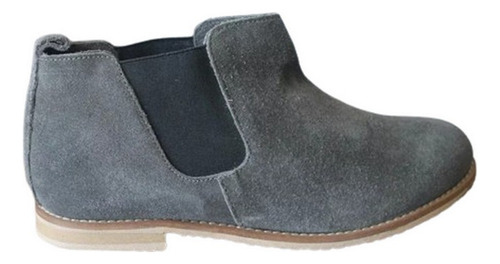 Botines Asos Modelo Chelsea Gamuza Gris