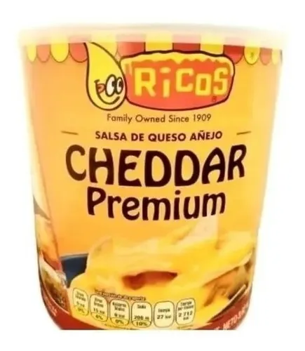 comprar  5 Latas Queso Cheddar Ricos 3 Kg C\u002Fu  Para Nacho 