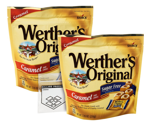 Werthers - Paquete De 2 Bolsas De Caramelos Duros Originales