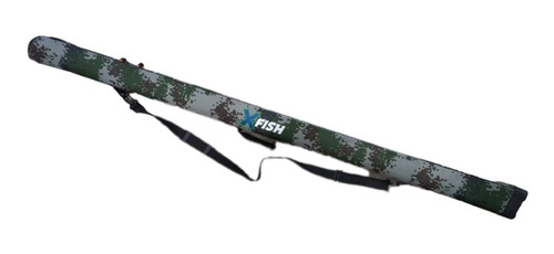 Funda Para Caña De Pesca Camuflada Semi Rigida 160cm