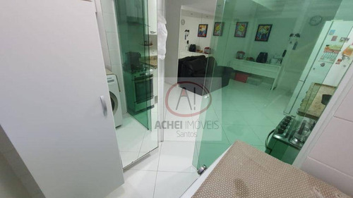 Imagem 8 de 20 de Apartamento Com 2 Dormitórios, 1 Suite, Prédio Com Lazer, Vaga Demarcada, À Venda, 62 M² Por R$ 480.000 - Vila Matias - Santos/sp - Ap11169