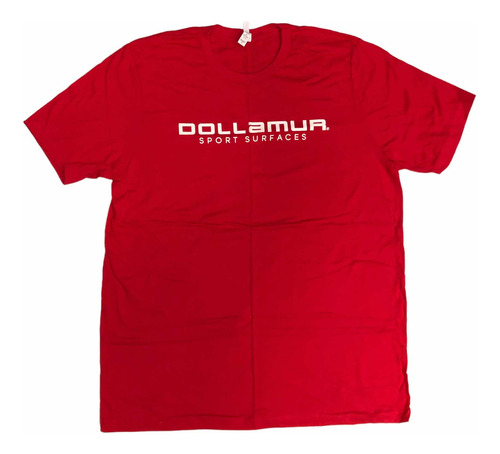 Playera Roja Algodón Peinado Dollamur® Sport Surfaces Red Xl