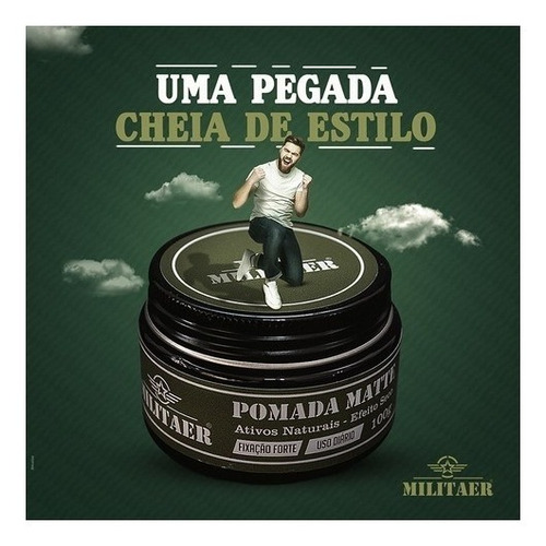 Imagem 2 de 3 de Pomada Matte - Militaer 100g