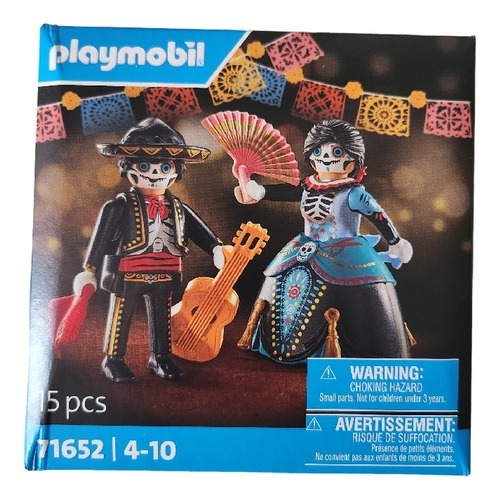 Set Playmobil 71652 Dia De Muertos Catrin Y Catrina 15pcs