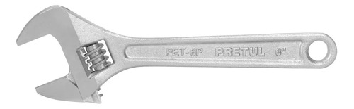 Llave Ajustable (perico) 6  Cromada, Pretul Pet-6p