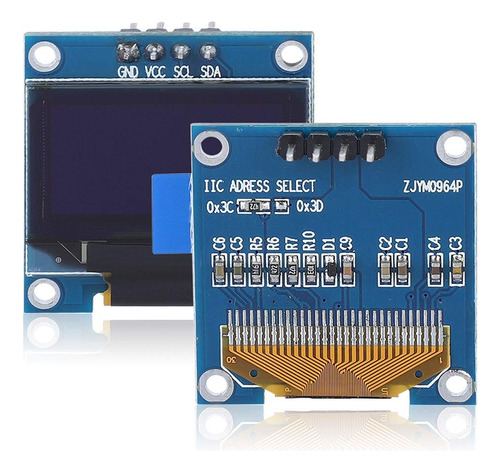 Módulo Lcd Oled 128x64 0.96 Pulgadas I2c Spi 4 Pines