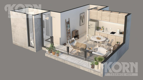 Imagen 15 de 25 de Venta Departamento De 1 Ambiente Apto Profesional En Palermo Hollywood - En Construccion