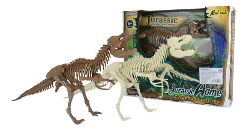 Esqueleto Dinosaurio Para Armar + Poster A Color