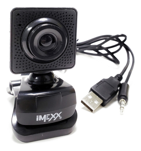 Camara Web Webcam Imexx 720p Microfono Videollamdas Ime41542