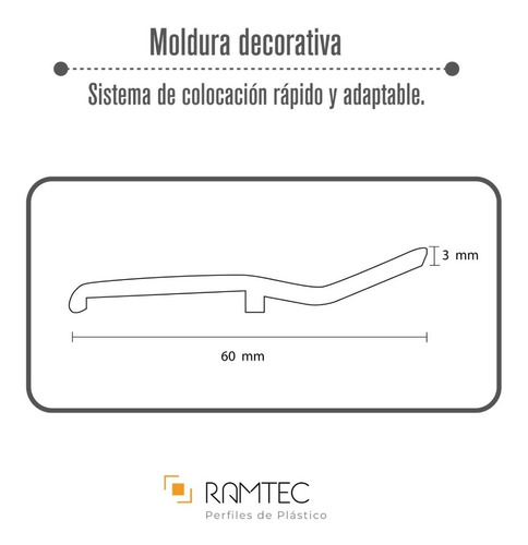 Moldura Decorativo Entre Piso Y Muro