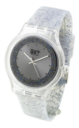 Reloj Sky Marine 2 By Feraud Mujer - Glitter Wr Silicona