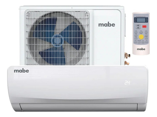 Aire Mini Split Mabe 12000 Btu Frío Y Calor 220v Blanco Blanco