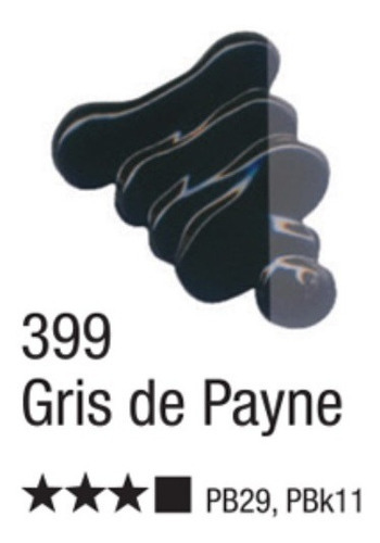Tinta Óleo Oil Colors Classic Cores Escuras 20ml Acrilex Cor Gris De Payne