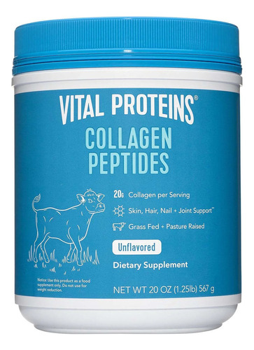 Polvo De Péptidos De Colágeno De Vital Proteins, Criado En