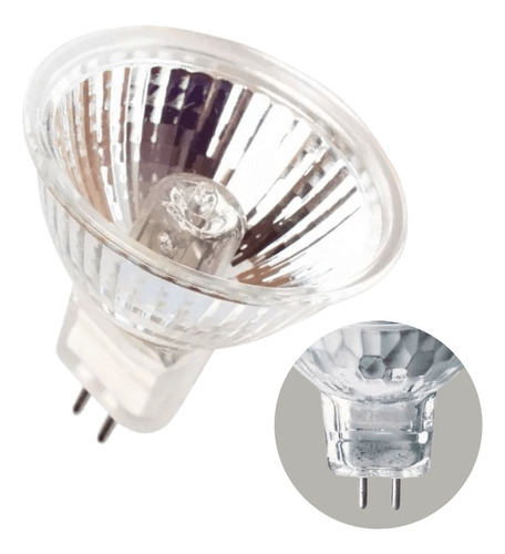 10 X Lampada Halogena Mini Dicroica 35w 12v Com Lente Llum