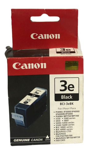 Cartucho Canon Bci-3ebk Black  Nuevo Y Facturado