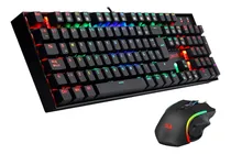 Comprar Combo Gamer Teclado Mecánico Mitra + Mouse Griffin Rgb Color del mouse Negro Color del teclado Negro