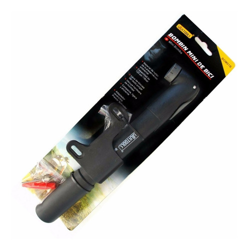 Imagen 2 de 10 de Mini Inflador Bomba Para Bicicleta Multi Valvula + Base