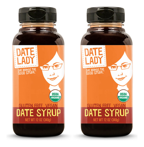 Date Lady - Botellas Exprimibles De 12 Onzas De Jarabe De Da