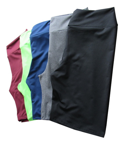 Imagem 4 de 5 de Kit 2 Bermuda Legging Fitness Academia Plus Size Short