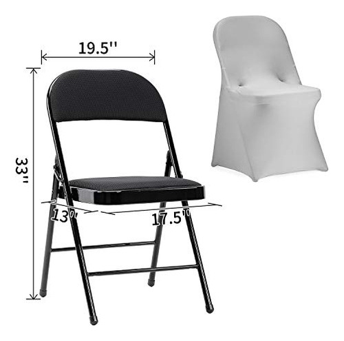 Funda De Silla Peomeise Plegable - Color Plata