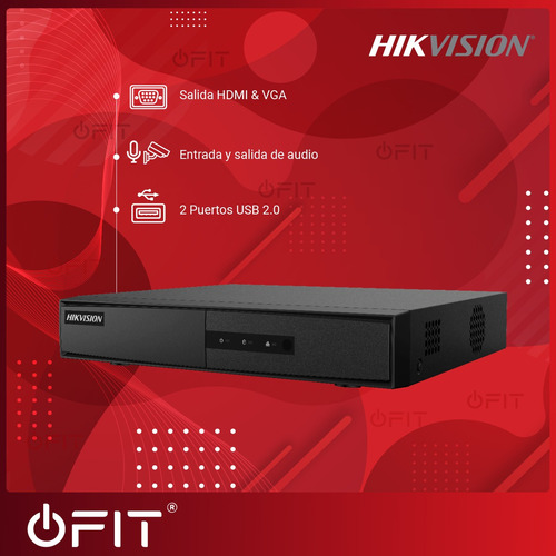 Imagen 5 de 10 de Camara Kit Hikvision Dvr 8 Canales + 2 Bullet 1mpx