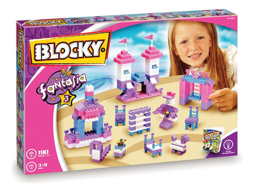 Blocky Bloques Ladrillos Nena Blocky Fantasia 3 230 Piezas