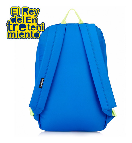 Imagen 2 de 6 de Mochila Bolso Liceal Esencial Reebok Original Unisex El Rey