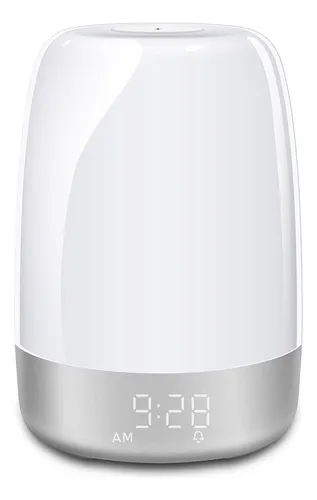 Luz Nocturna Táctil Con Alarma De Simulación De Amanecer Clo