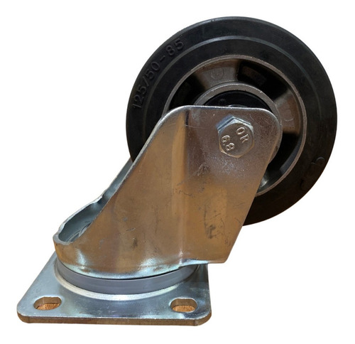 Imagen 3 de 4 de Rueda De Goma Carga Pesada 200kg Oferta!!