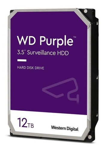 Disco duro interno Western Digital WD Purple WD121PURZ 12TB púrpura