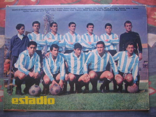 Estadio N° 1268, 29-9-67 Equipo De Magallanes De 1967