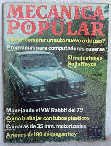 Mecánica Popular Volumen 32 N° 2 Febrero 1979 Colección